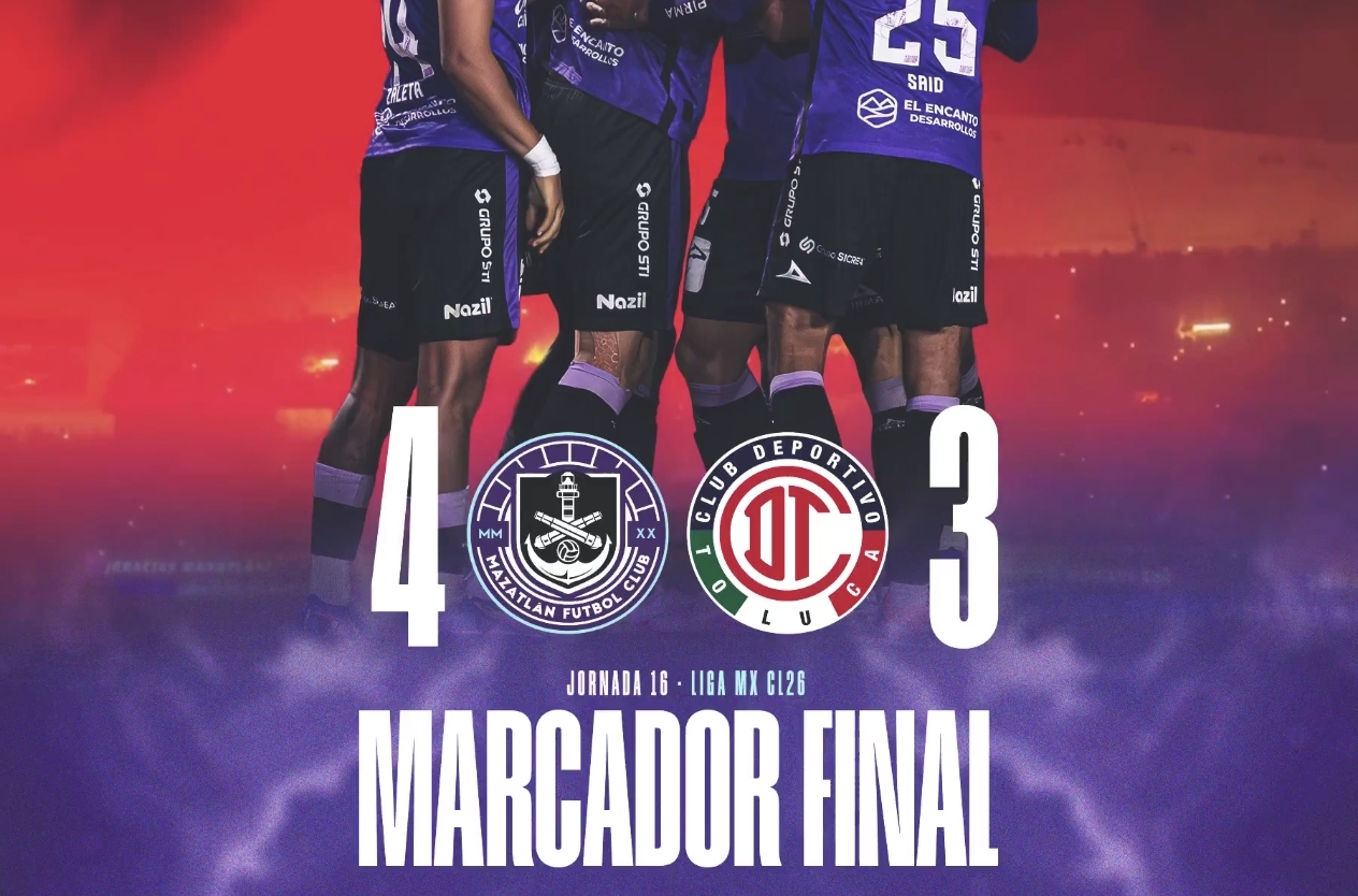 Gana Mazatlán a Toluca en último juego de local