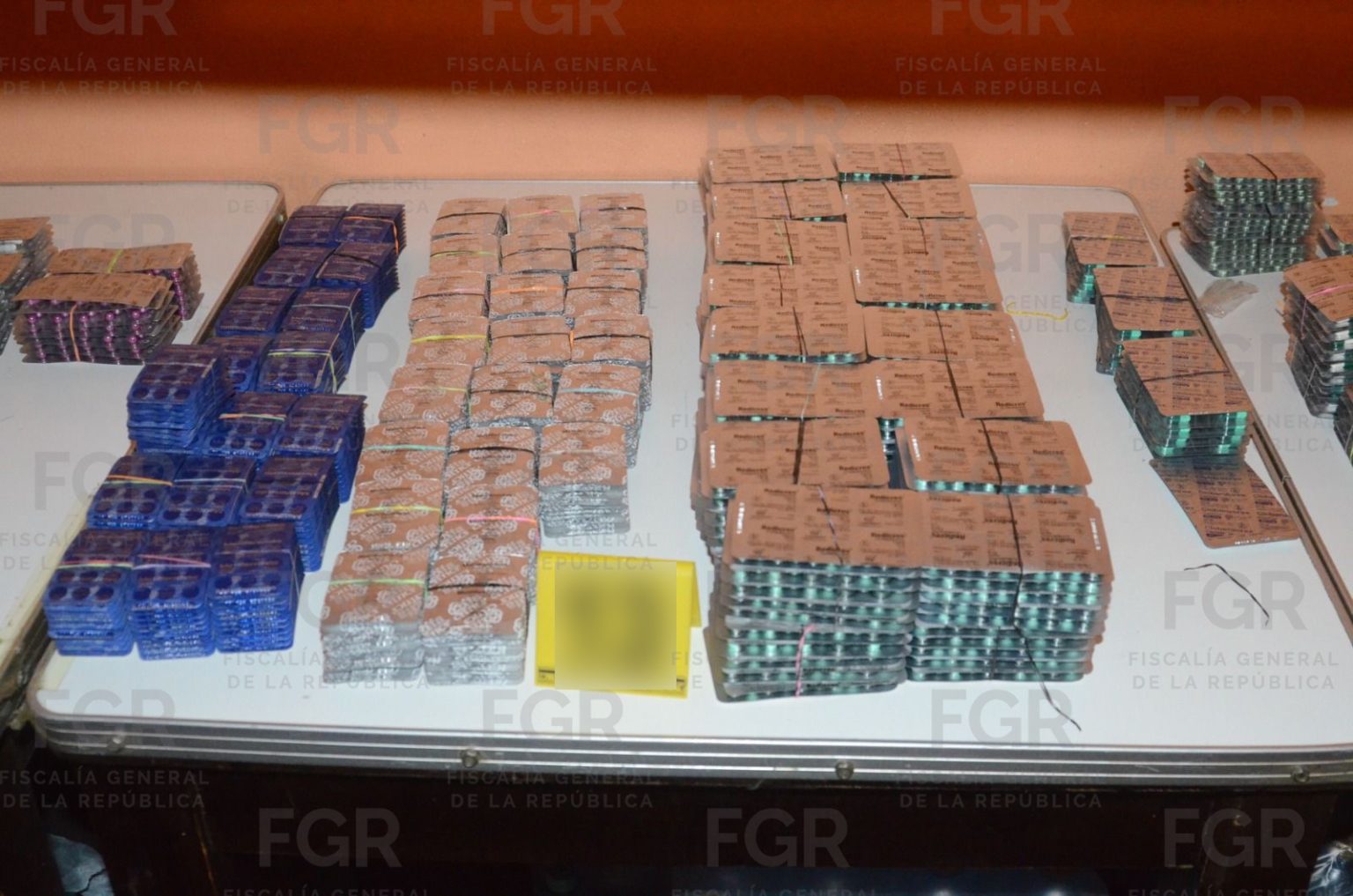 Asegura FGR 19 mil pastillas psicotrópicas en Tlaxcala