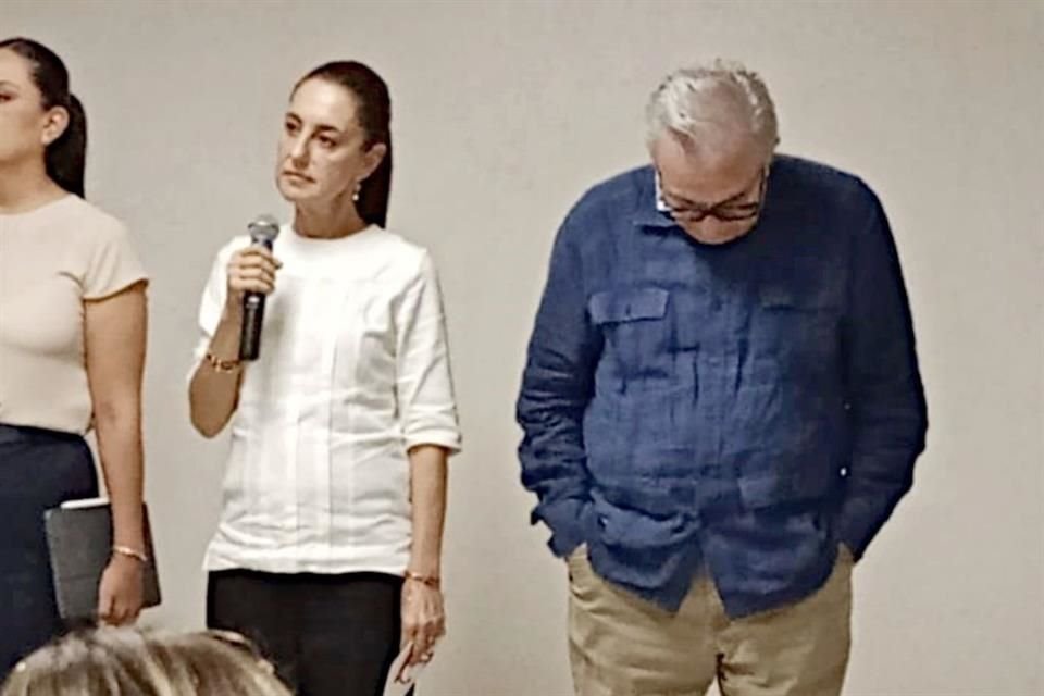 Sheinbaum corta mañanera, al ser informada del Caso Rocha Moya