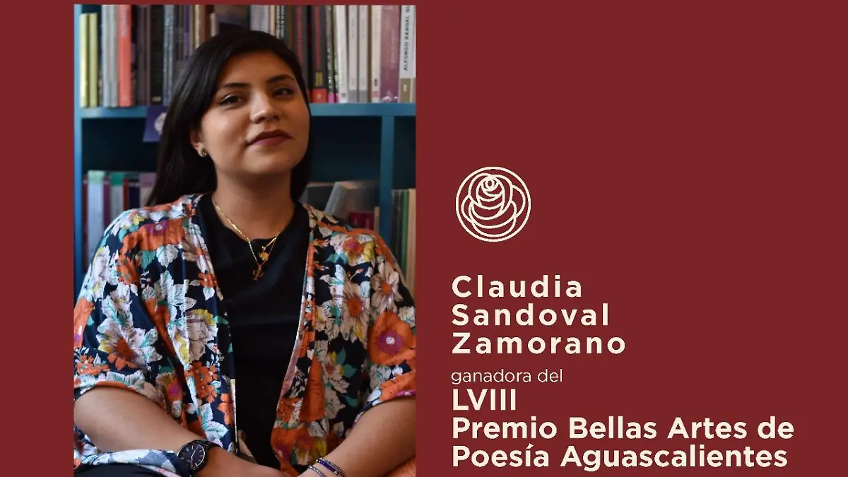 Escritora hidalguense Claudia Sandoval gana Premio de Poesía Aguascalientes 2026