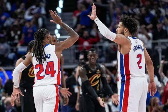 Detroit Pistons vencieron a Cleveland Cavaliers por 107-97