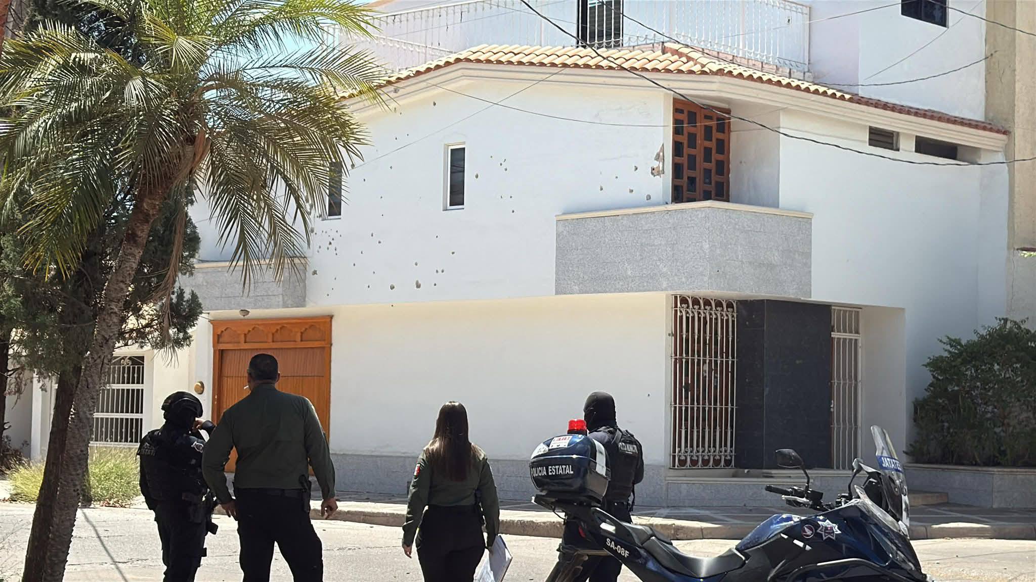 Balean casa de Rocha Moya en Culiacán