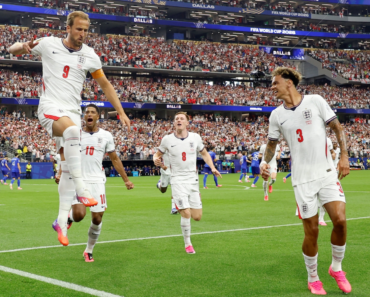 Inglaterra ruge en su debut mundialista tras vencer a Croacia