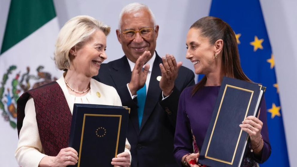 Sheinbaum y Unión Europea firman acuerdo modernizado