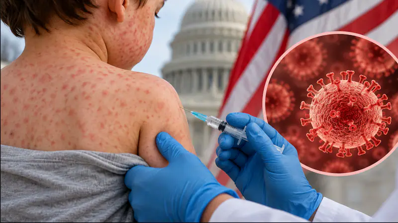 ¡Alerta sanitaria en EU! Contagios de sarampión rompen récord histórico desde 1992