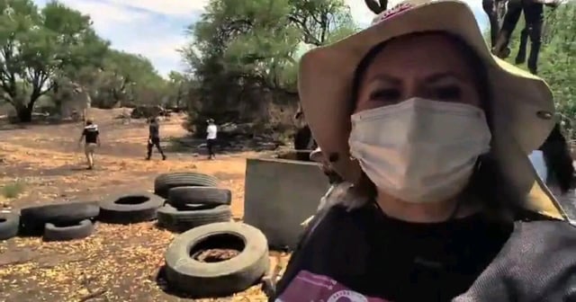 Ceci Flores ubica crematorio y fosas clandestinas en Lagos de Moreno