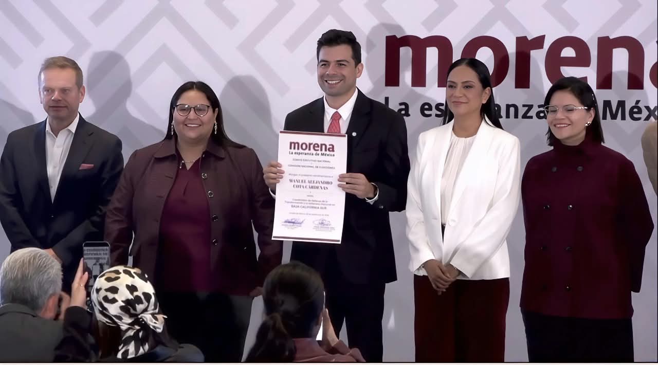 Manuel Cota se queda con el pastel de Morena en BCS para 2027