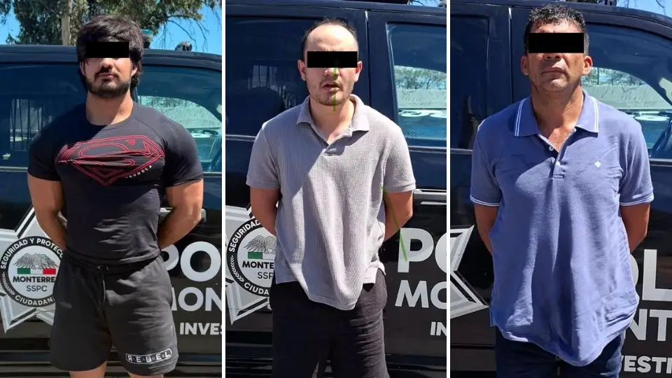 Caen tres con armas, droga y más de 200 mil pesos en el centro de Monterrey
