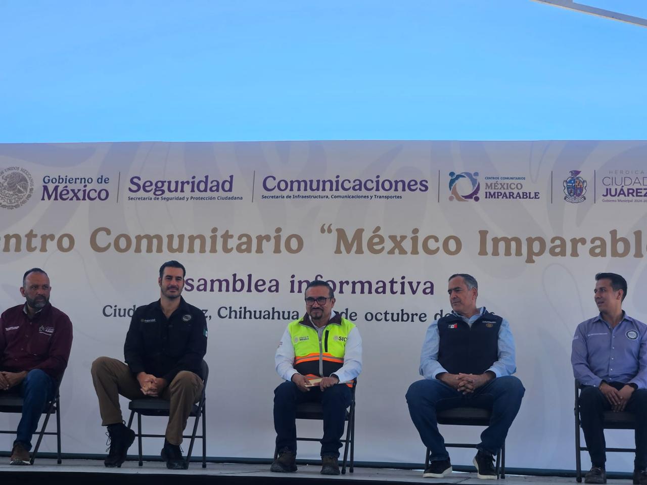 SICT realiza obras para reconstruir el tejido social en Chihuahua