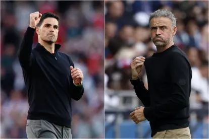 Las posibles alineaciones de Luis Enrique y Mikel Arteta para la final de Champions League